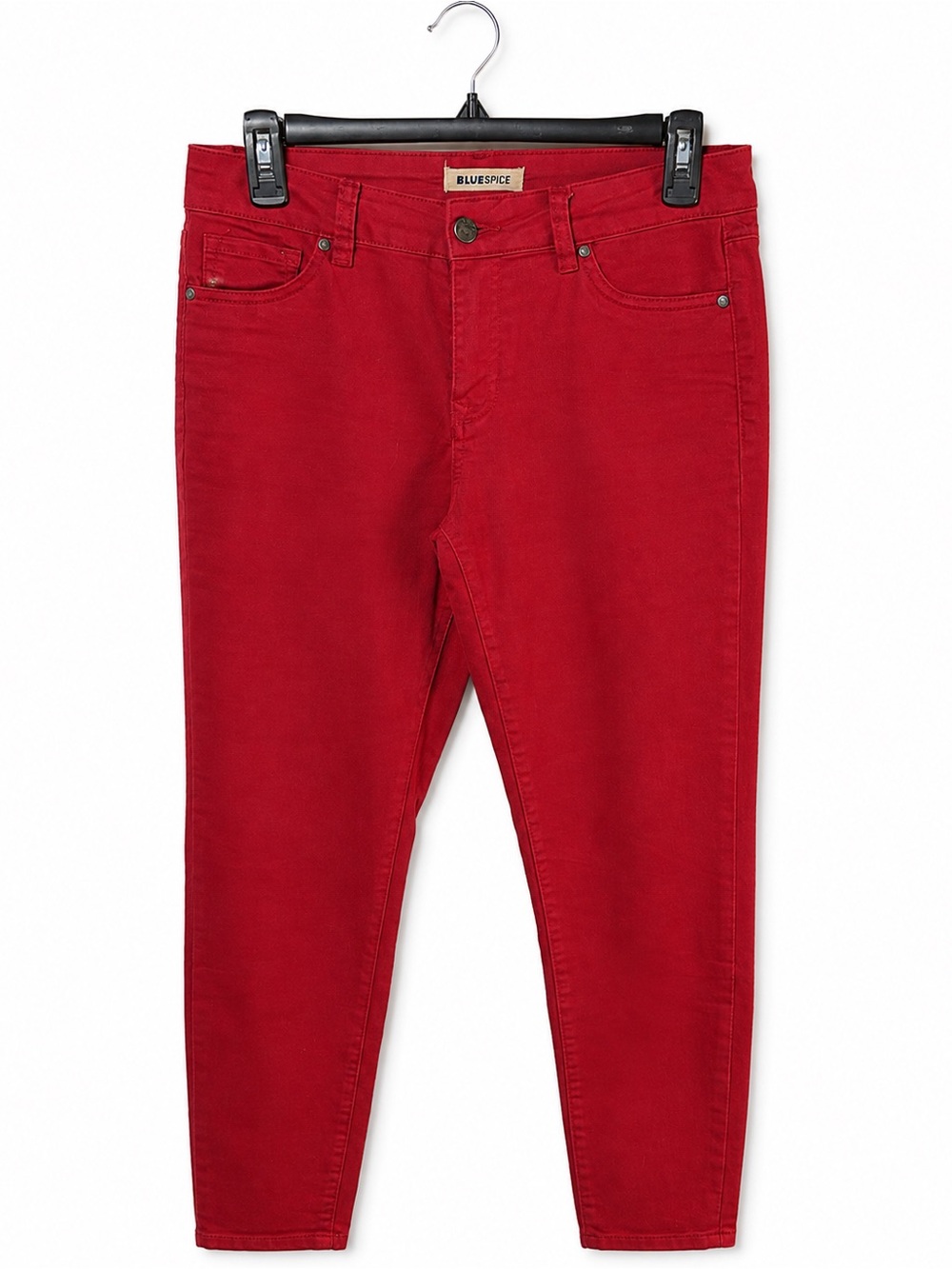 Blue Spice Red Ankle Skinny Jeans for Women